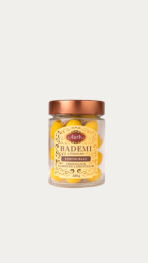 AURA CHOCOLATE ALMONDS 220G LIMONCELLO