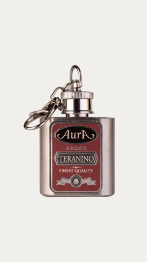 AURA TERANINO LIQUEUR MINI HIP FLASK 0.03