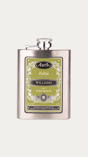 AURA WILLIAMS PEAR VARIETAL SPIRIT 0,1 HIP FLASK